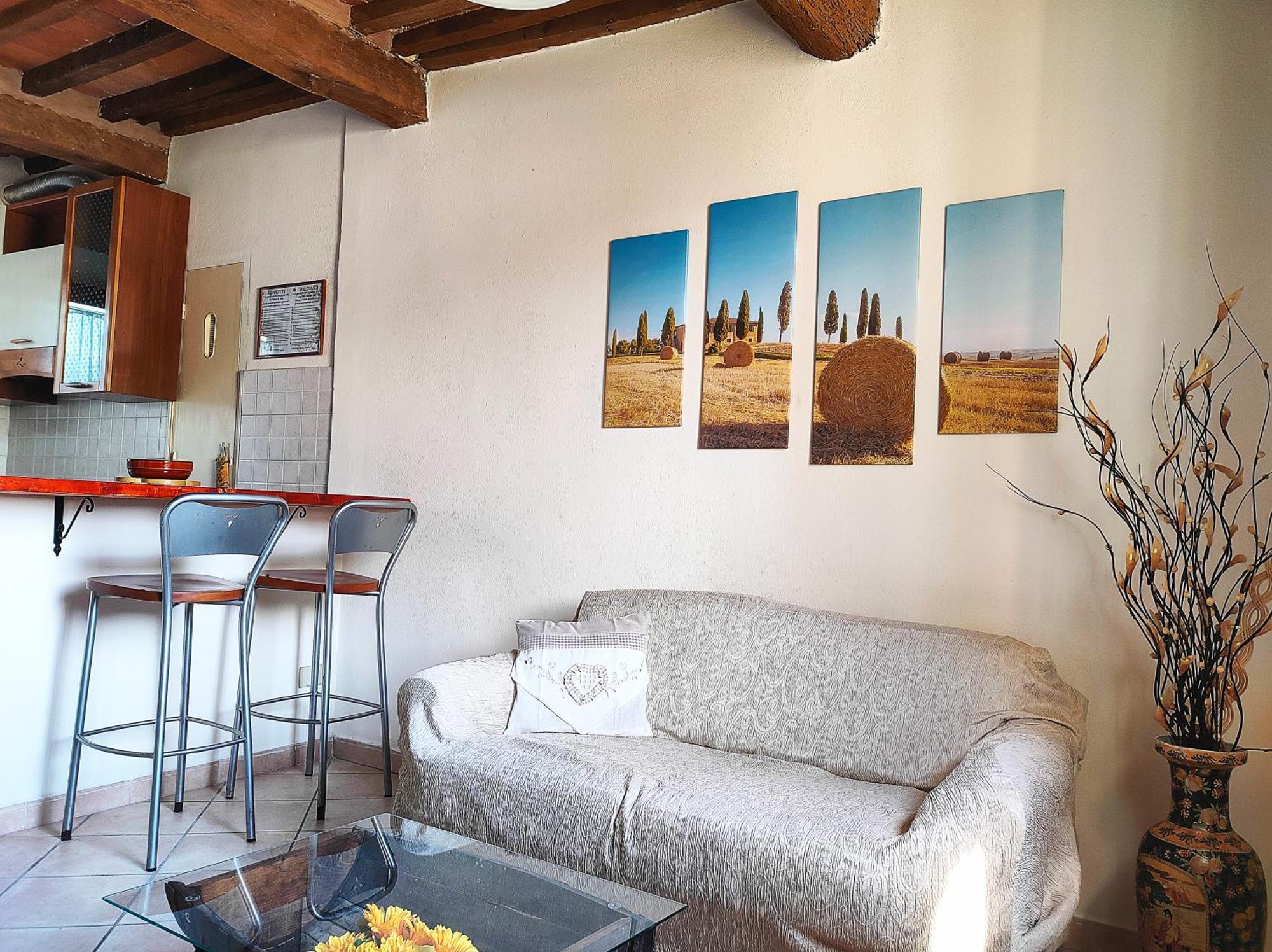 La Casina Di Colle - Appartamento Rustico Sulle Colline Di Pisa Кашана Терме Екстериор снимка