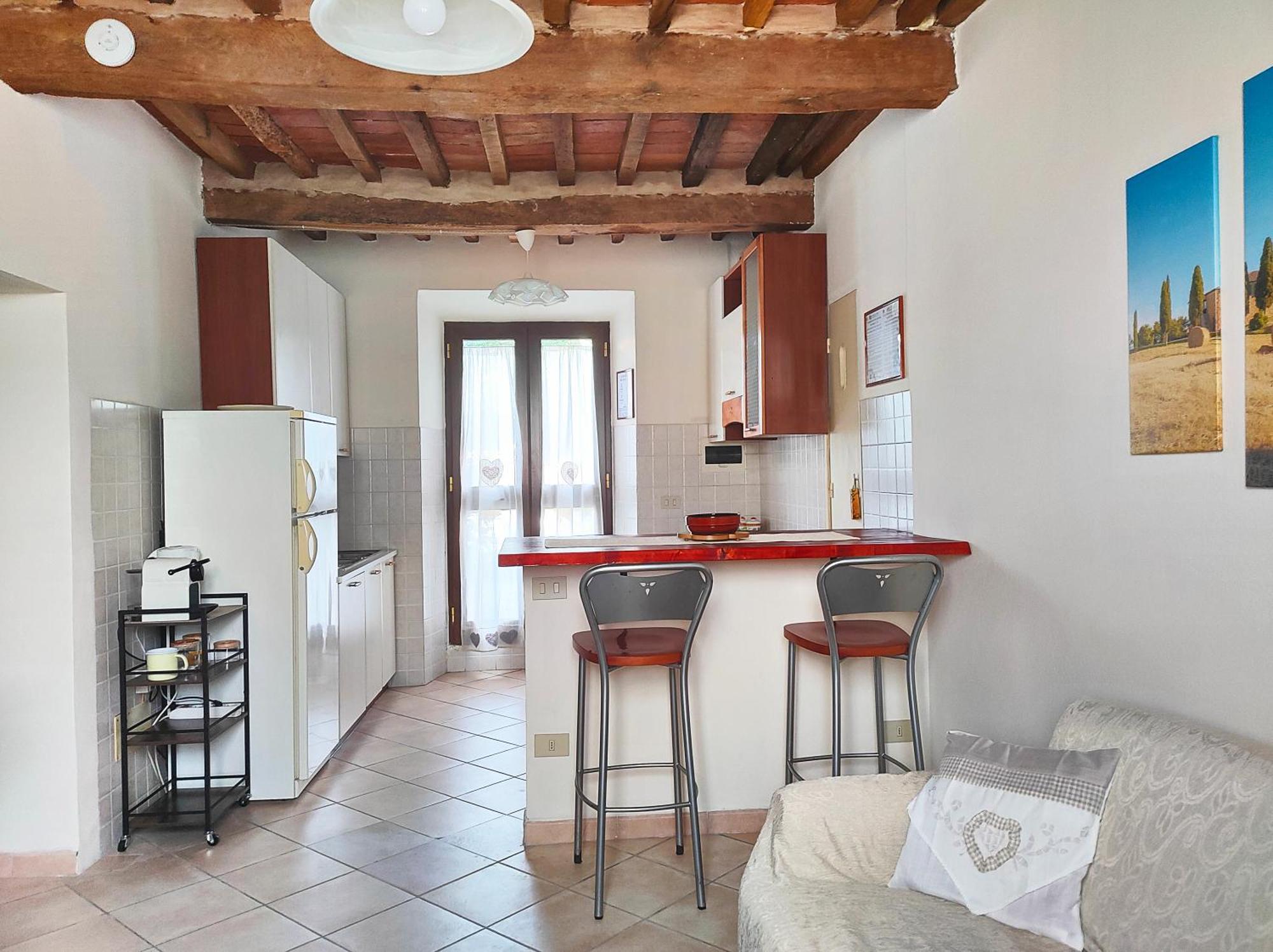 La Casina Di Colle - Appartamento Rustico Sulle Colline Di Pisa Кашана Терме Екстериор снимка